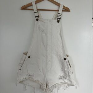 Denim Short Overalls